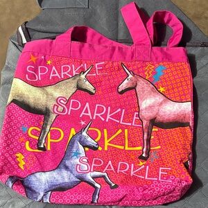 Vintage Charlie the unicorn tote
